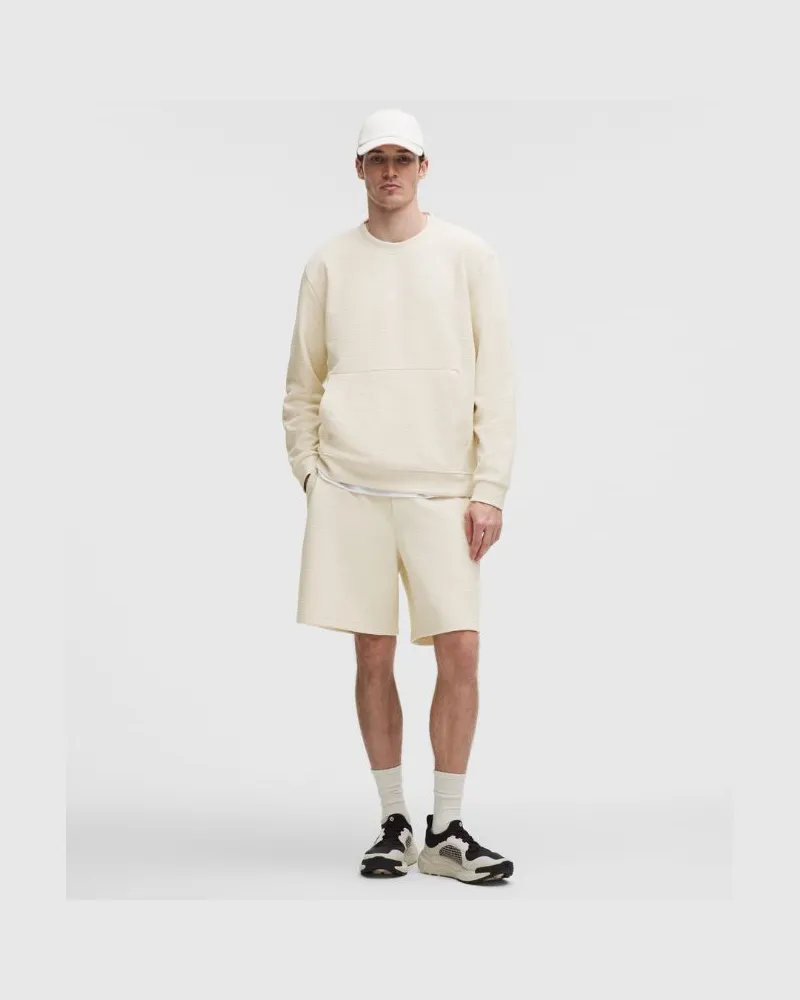 LULULEMON Textured Spacer Relaxed Short 8" für Männer – Größe in Light Ivory Light