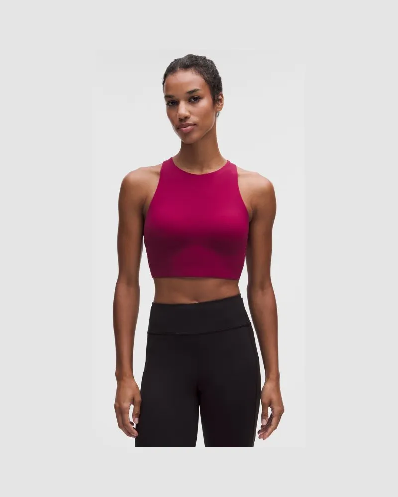 LULULEMON Fast and Free-BH mit mittlerem Halt für B/C-Cups für Frauen – Größe in Raspberry Rave Raspberry