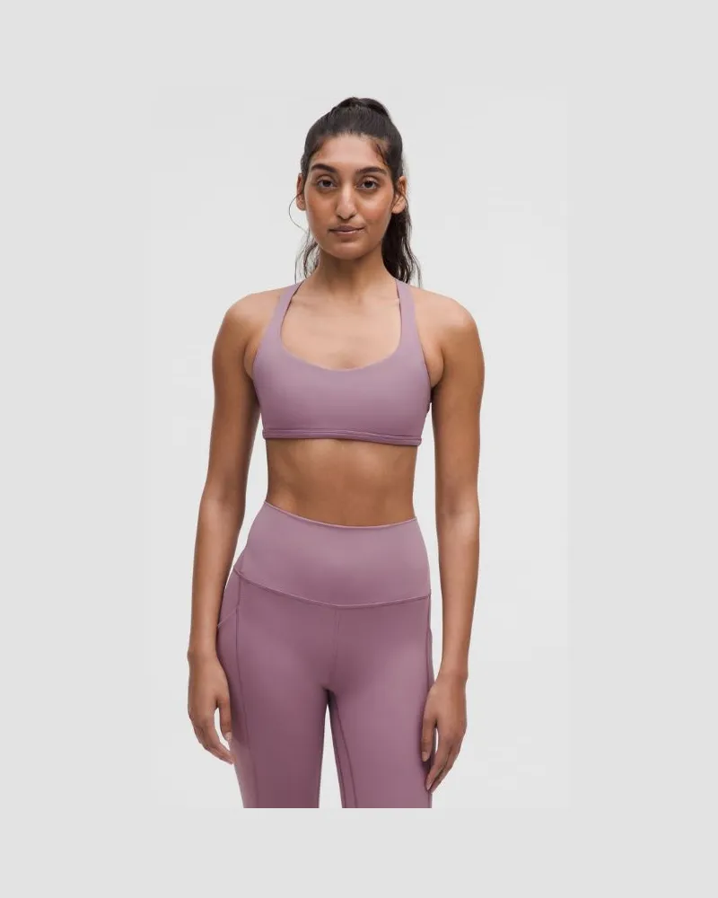 LULULEMON Free To Be BH Wild Leichter Halt A/B-Cups Lavender