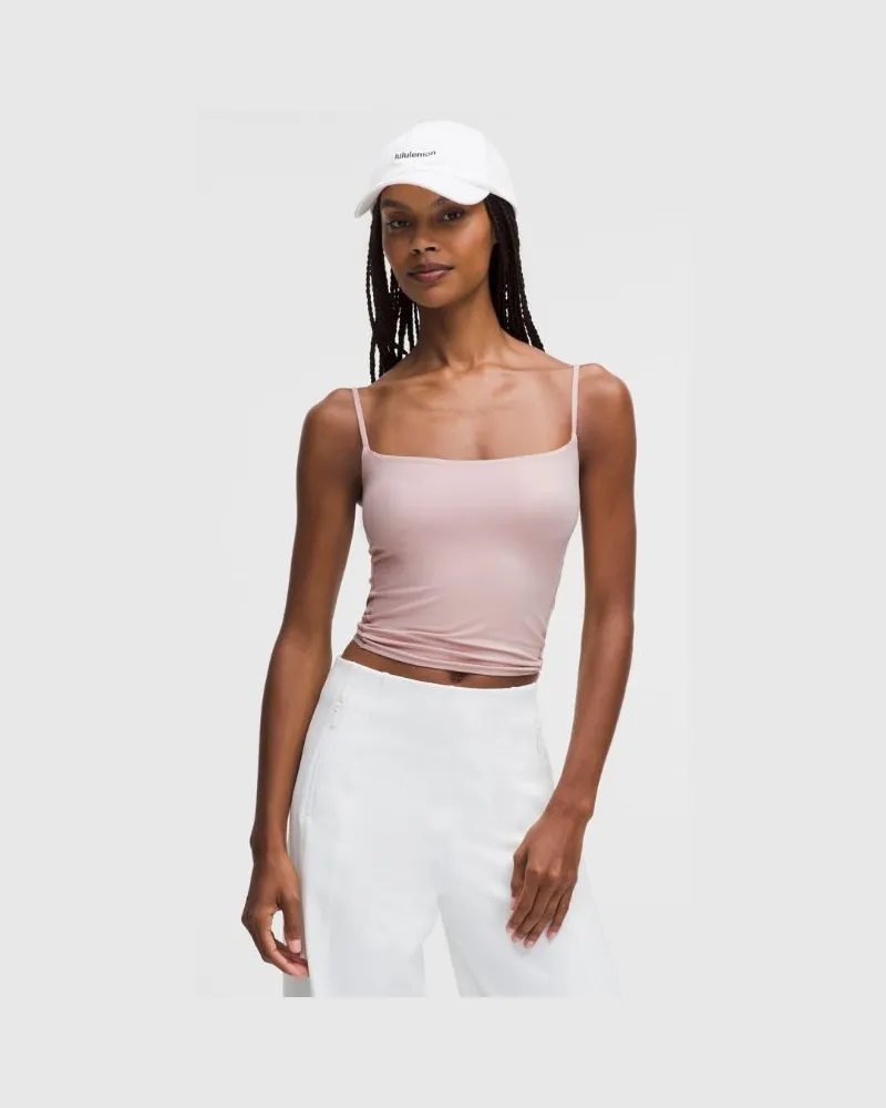 LULULEMON Wundermost Tanktop aus ultrasoftem Nulu mit verstellbaren Spaghettiträgern für Frauen – Größe in Mink Berry Mink