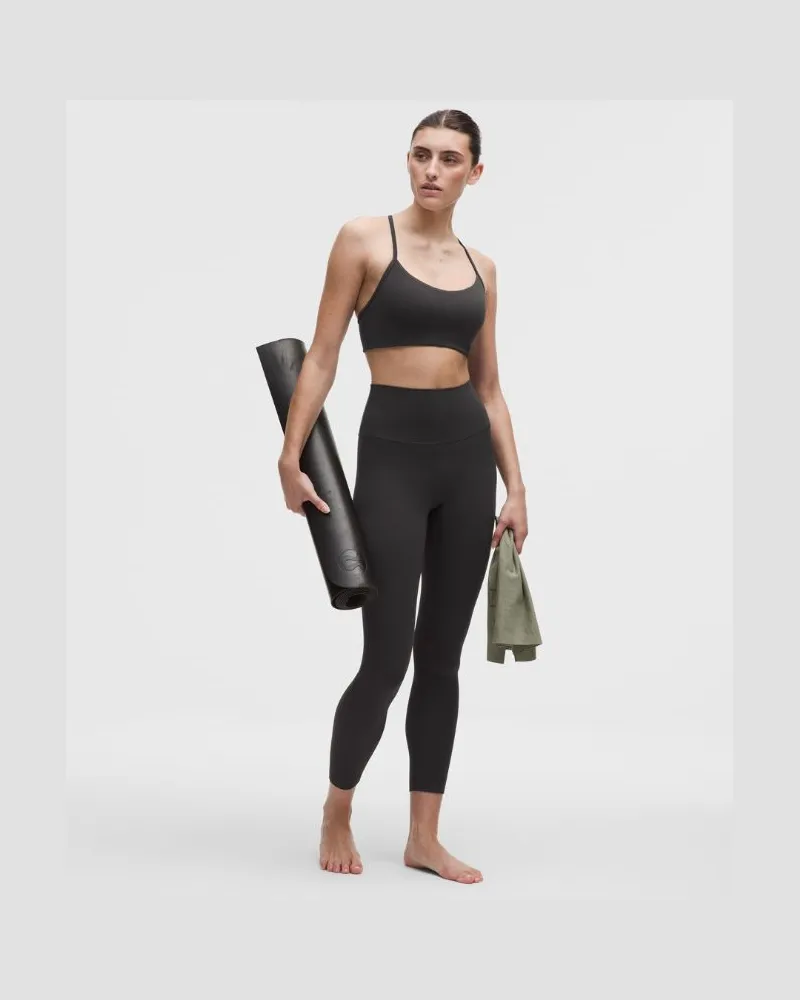 LULULEMON Align No Line Hose mit hohem Bund für Frauen – 64 cm – Größe in Graphite Grey Graphite