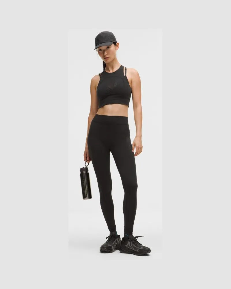 LULULEMON RevealKnit Leggings mit hohem Bund SLNSH Kollektion für Frauen – 71 cm – Größe in Black Black