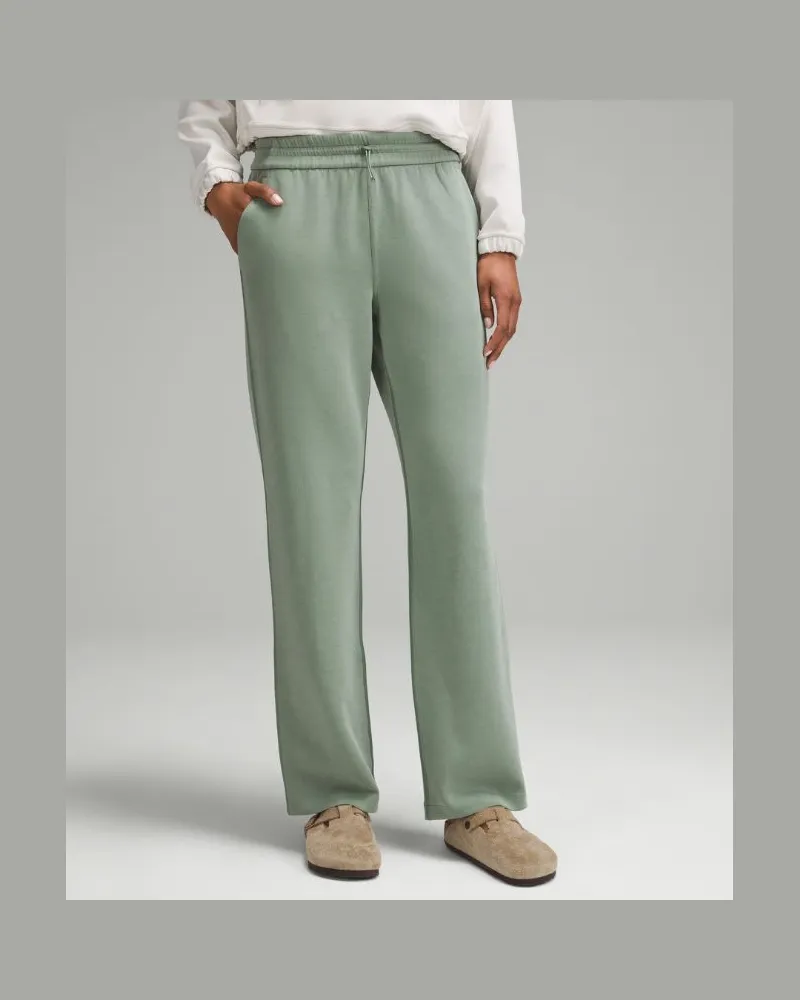 LULULEMON Softstreme Hose mit hohem Bund Kurz für Frauen – Größe in Grey Eucalyptus Grey