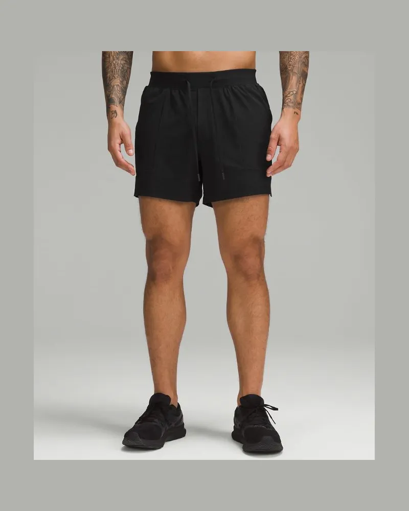 LULULEMON License to Train Shorts Ohne Liner für Männer – 13 cm – Größe in Black Black