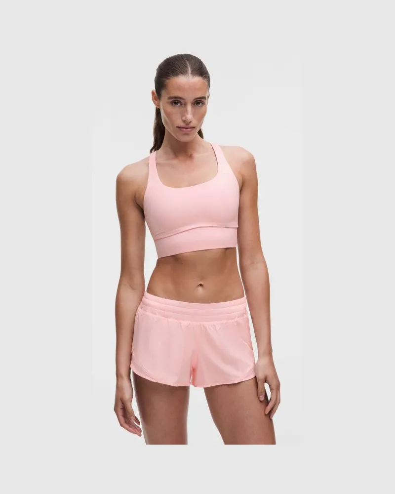 LULULEMON Energy Longline-BH mit mittlerem Halt für B–D-Cups Evolve für Frauen – Größe in Pink Pearl Pink