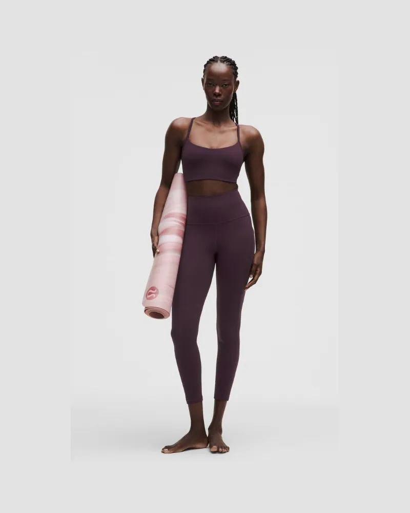 LULULEMON Align Hose mit hohem Bund und Taschen für Frauen – 64 cm – Größe in Black Plum Black