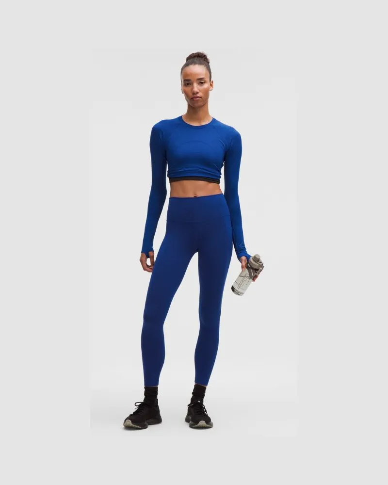 LULULEMON Wunder Train Leggings mit hohem Bund für Frauen – 64 cm – Größe in Riverside Riverside