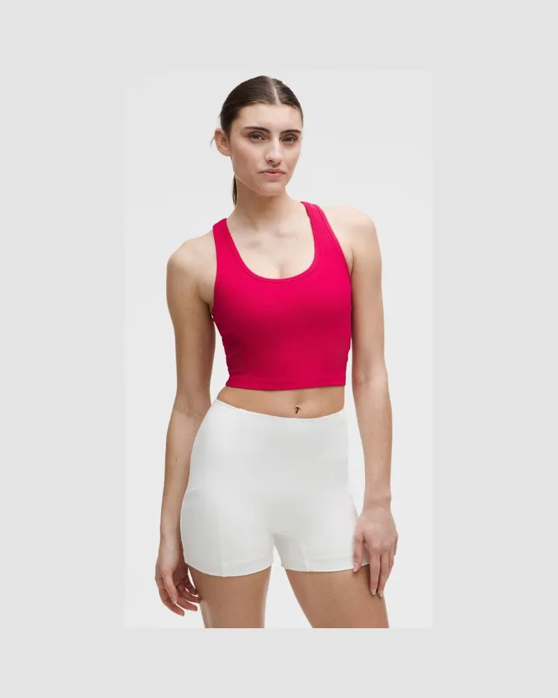 LULULEMON Power Pivot Trainings-Tanktop für Frauen – Größe in Pink Dragonfruit Pink