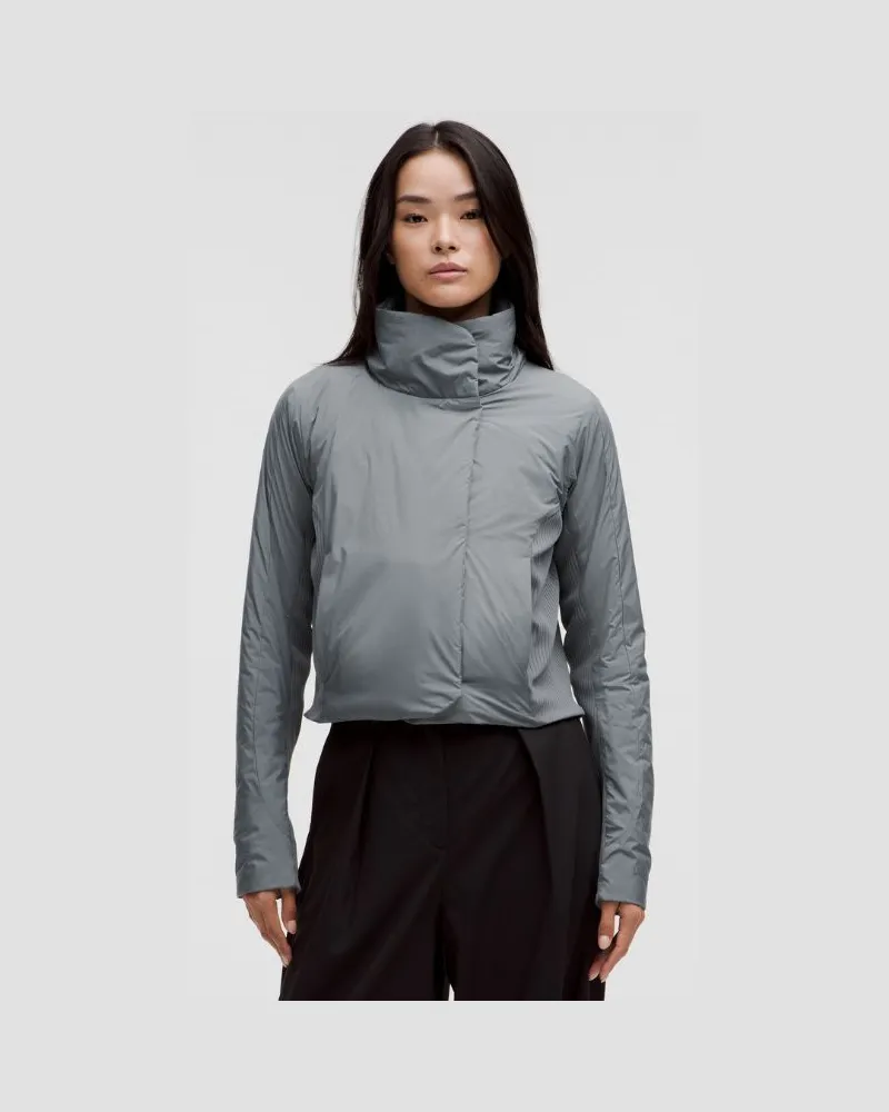 LULULEMON Sleek City Jacke für Frauen – Größe in Grey Oasis Grey
