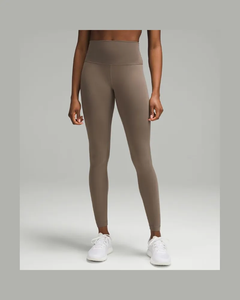 LULULEMON Wunder Train Leggings mit hohem Bund für Frauen – 71 cm – Größe in Nomad Nomad