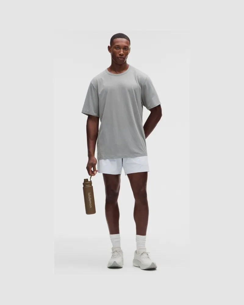 LULULEMON Mile Maker Run Crew Shorts mit Liner aus -Stoff für Männer – 15 cm – Größe in Starch Blue Starch