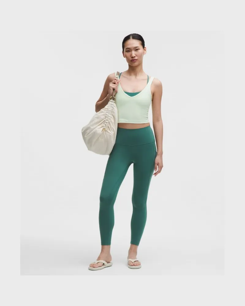 LULULEMON Align Hose mit hohem Bund und Taschen für Frauen – 64 cm – Größe in Deep Marina Deep