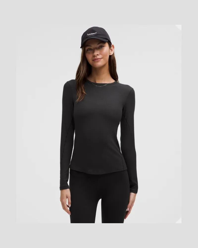LULULEMON Hold Tight Langarmshirt für Frauen – Größe in Black Black