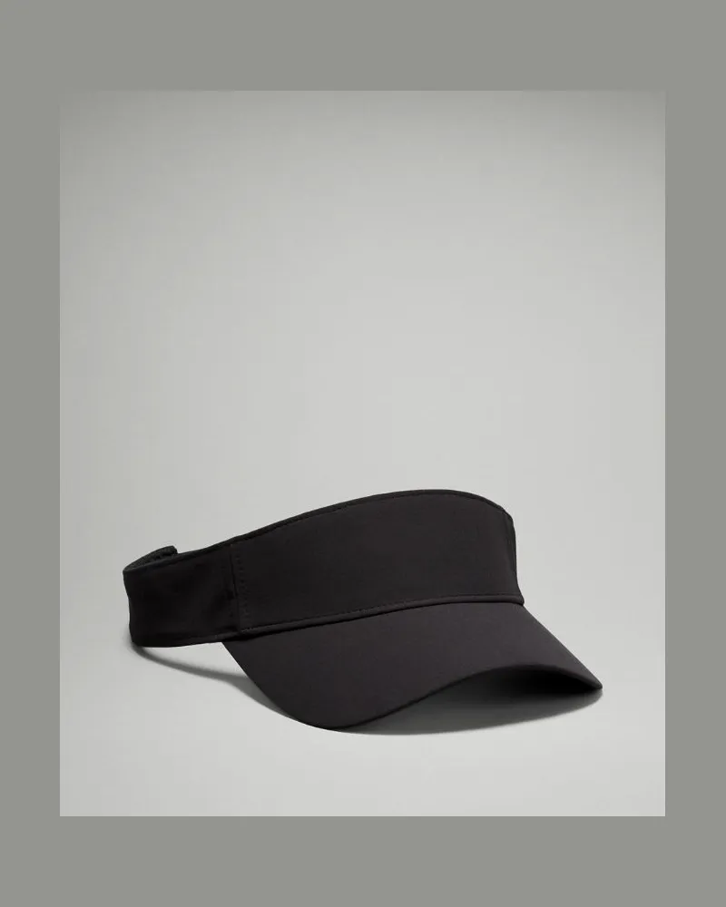 LULULEMON Vielseitige Visor-Kappe mit abnehmbarem Schweißband – Größe in Black Black