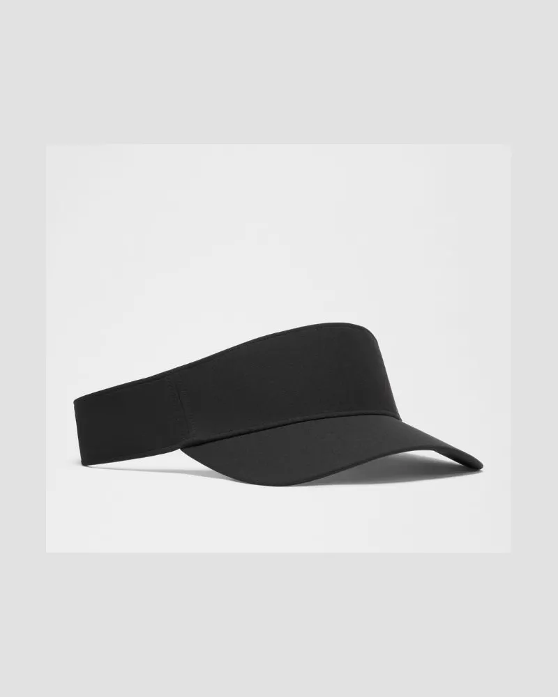 LULULEMON Vielseitige Visor-Kappe mit abnehmbarem Schweißband – Größe in Black Black
