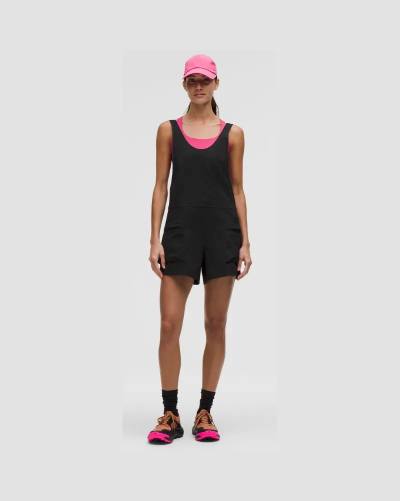 LULULEMON Glyde Cargo Hiking Romper für Frauen – Größe in Black Black