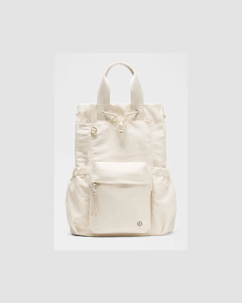 LULULEMON 2-in-1-Bucket Bag mit Kordelzug – Gold Light