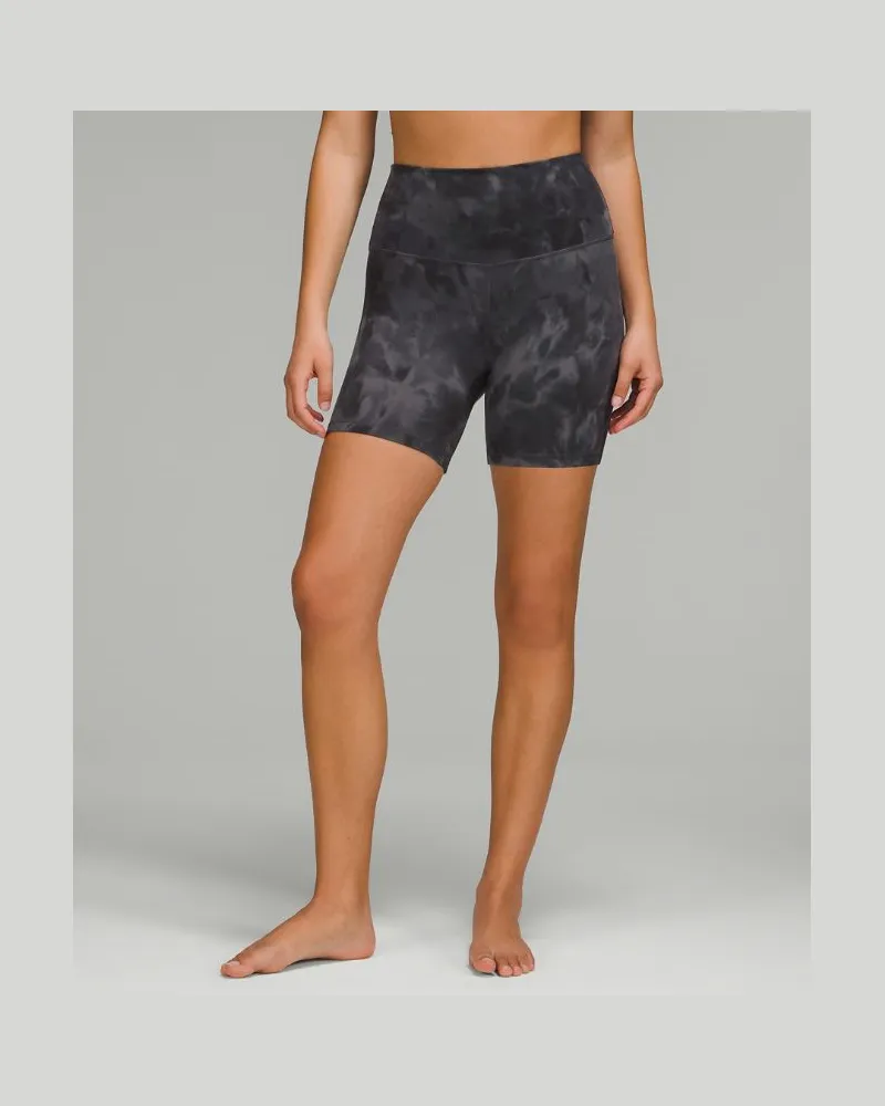 LULULEMON Align Shorts mit hohem Bund für Frauen – 15 cm – Batik – Größe Diamond