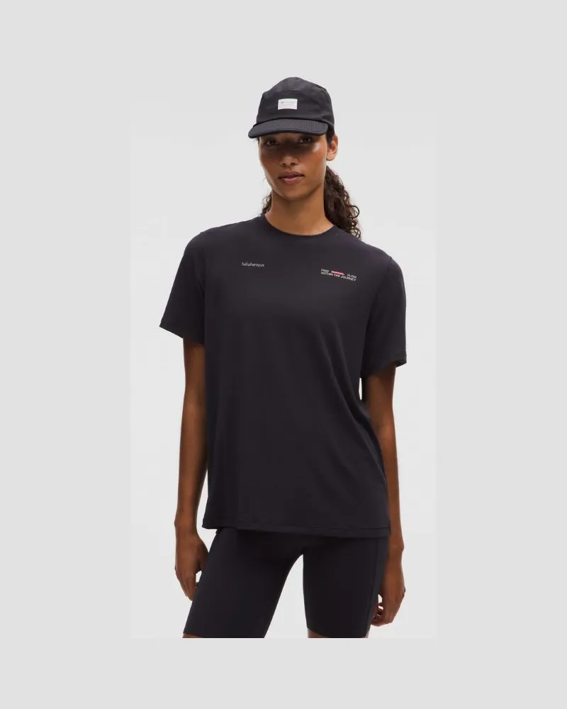 LULULEMON Trainings-Kurzarmshirt aus Jersey Grafik für Frauen – Größe in Nightmoth Nightmoth