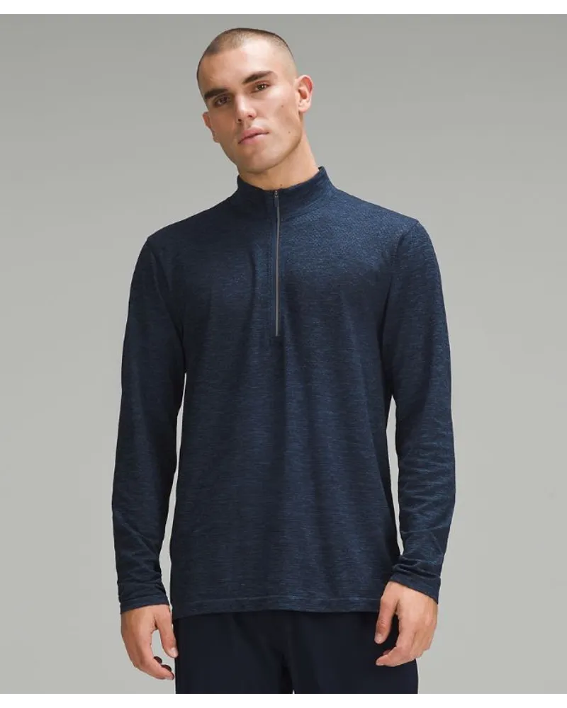 LULULEMON Metal Vent Tech Sweater mit halblangem Reißverschluss Mineral