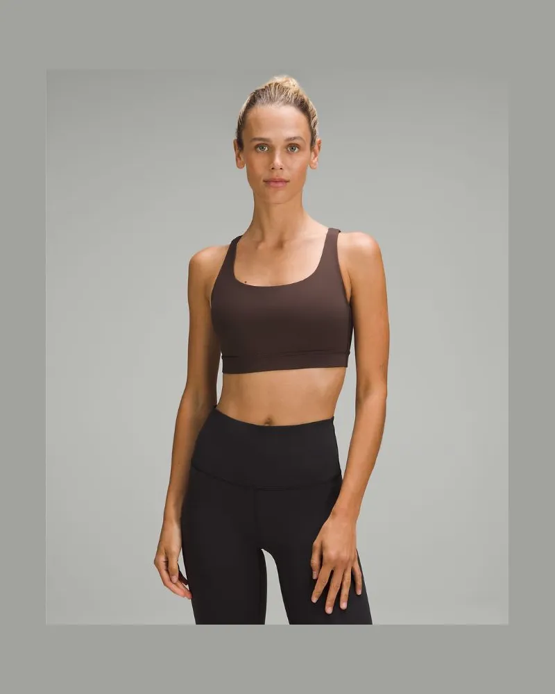 LULULEMON Energy BH Mittlerer Halt B–D-Cups für Frauen – Größe in Espresso Espresso