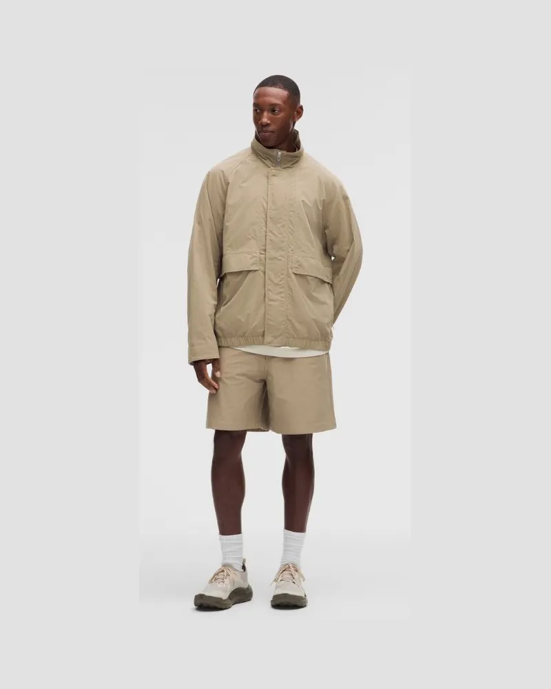 LULULEMON EasyFive Shorts im Relaxed-Fit für Männer – 18 cm – Khaki – Größe Oakwood