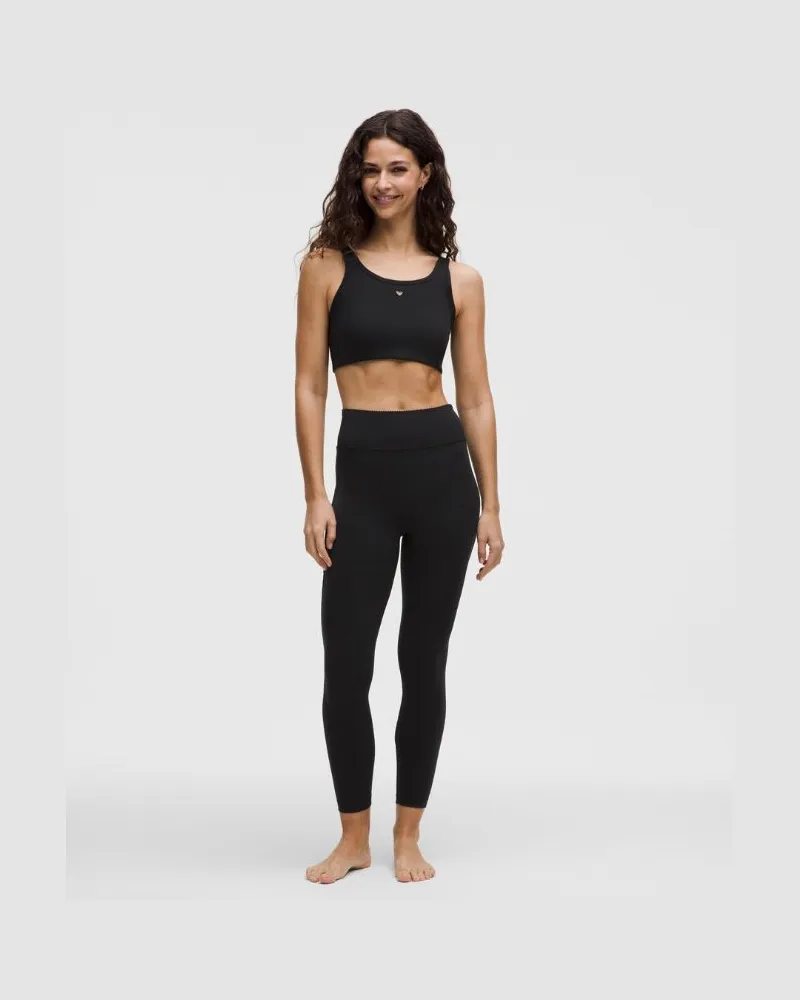 LULULEMON Groove No Line High-Rise Leggings 25" Heart für Frauen – Größe in Black Black