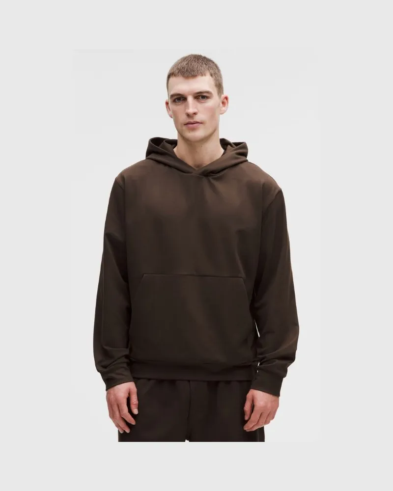 LULULEMON Heavyweight Soft Jersey Pullover Hoodie für Männer – Größe in Walnut Crunch Walnut