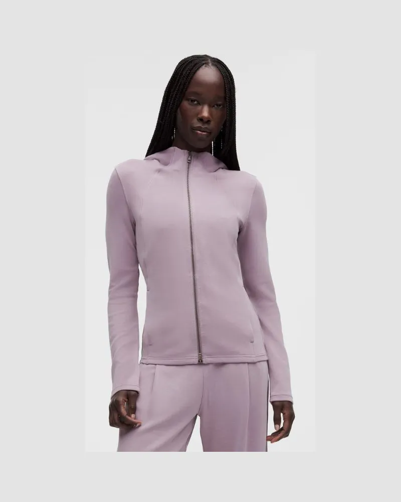 LULULEMON Leichter Softstreme Hoodie mit Reißverschluss für Frauen – Größe in Lotus Lavender Lotus