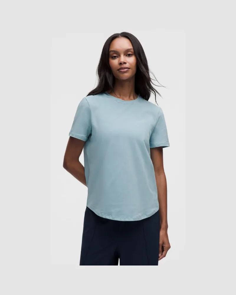 LULULEMON Love T-Shirt mit Rundhalsausschnitt für Frauen – Größe in Seafoam Seafoam