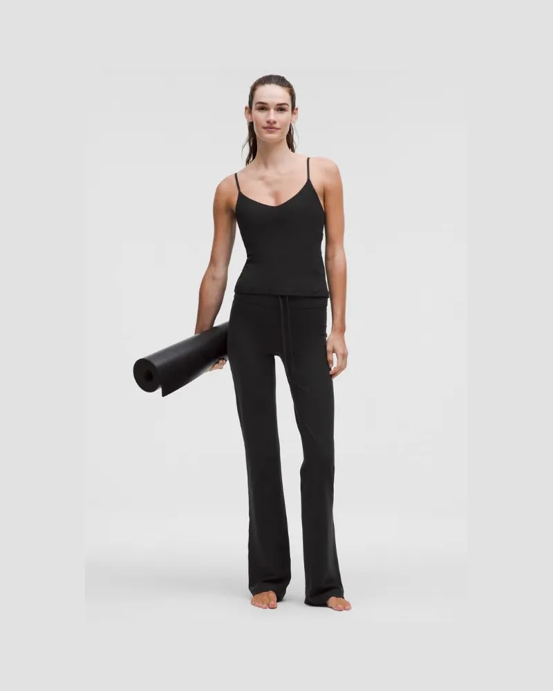 LULULEMON Groove Bootcut-Hose mit hohem Bund Normale Länge für Frauen – Größe in Black Black