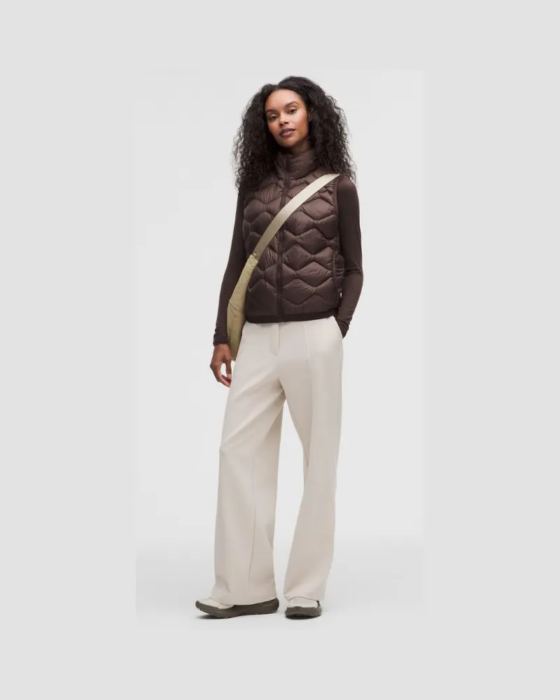 LULULEMON Daydrift-Stacked-Hose aus Twill Standard für Frauen – Khaki – Größe Heathered