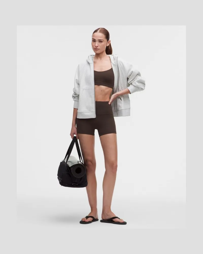 LULULEMON Align Shorts mit hohem Bund für Frauen – 10 cm – Größe in Mahogany Muse Mahogany