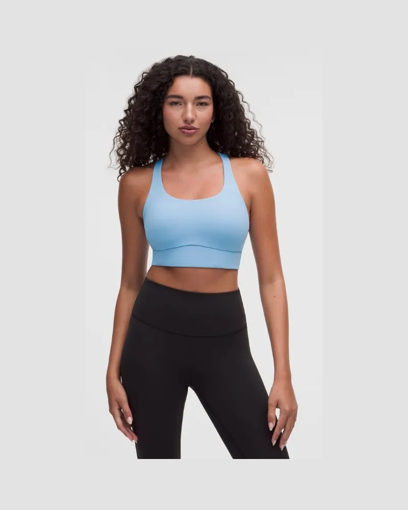 LULULEMON Energy Longline-BH mit mittlerem Halt für B–D-Cups Evolve für Frauen – Größe in Dreamy Blue Dreamy
