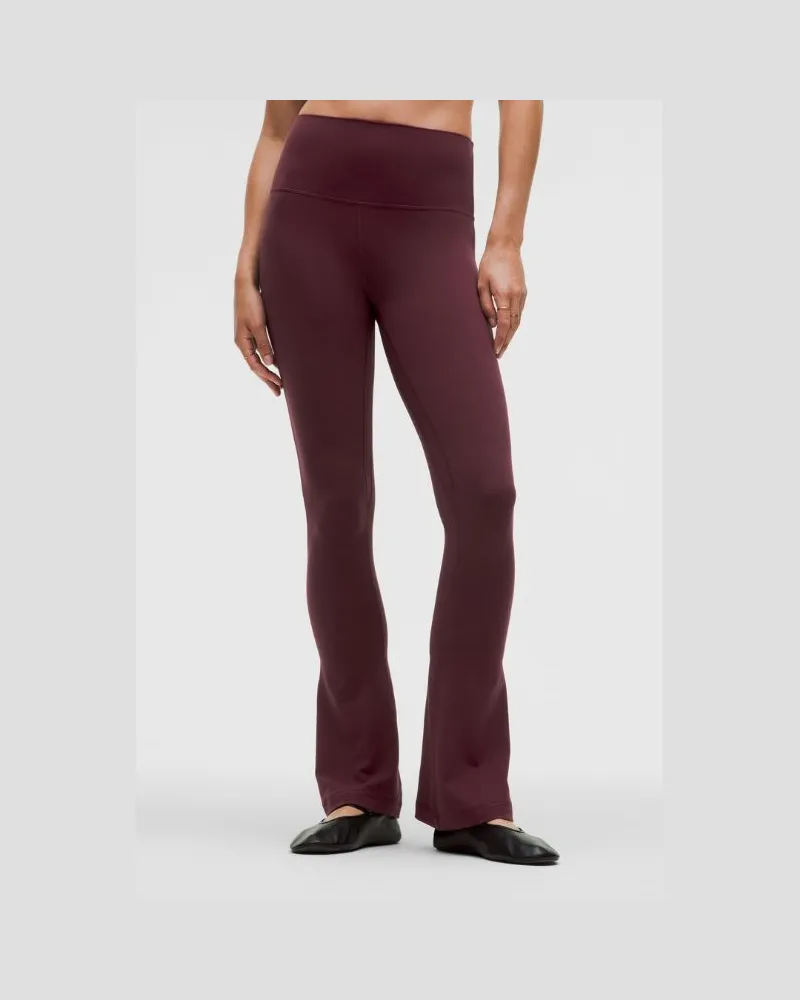 LULULEMON Align Hose mit hohem Bund und leicht ausgestelltem Bein für Frauen – 81 cm – Größe in Garnet Garnet