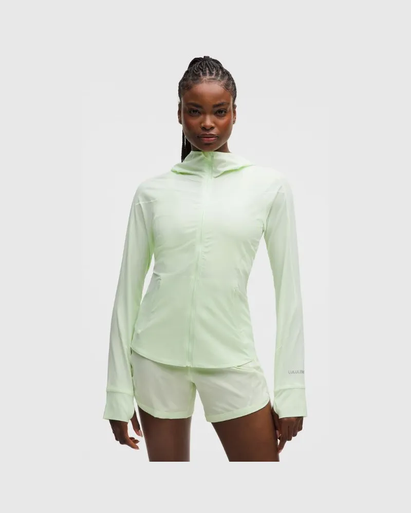 LULULEMON Mist Over Windbreaker für Frauen – Größe in Matcha Magic Matcha