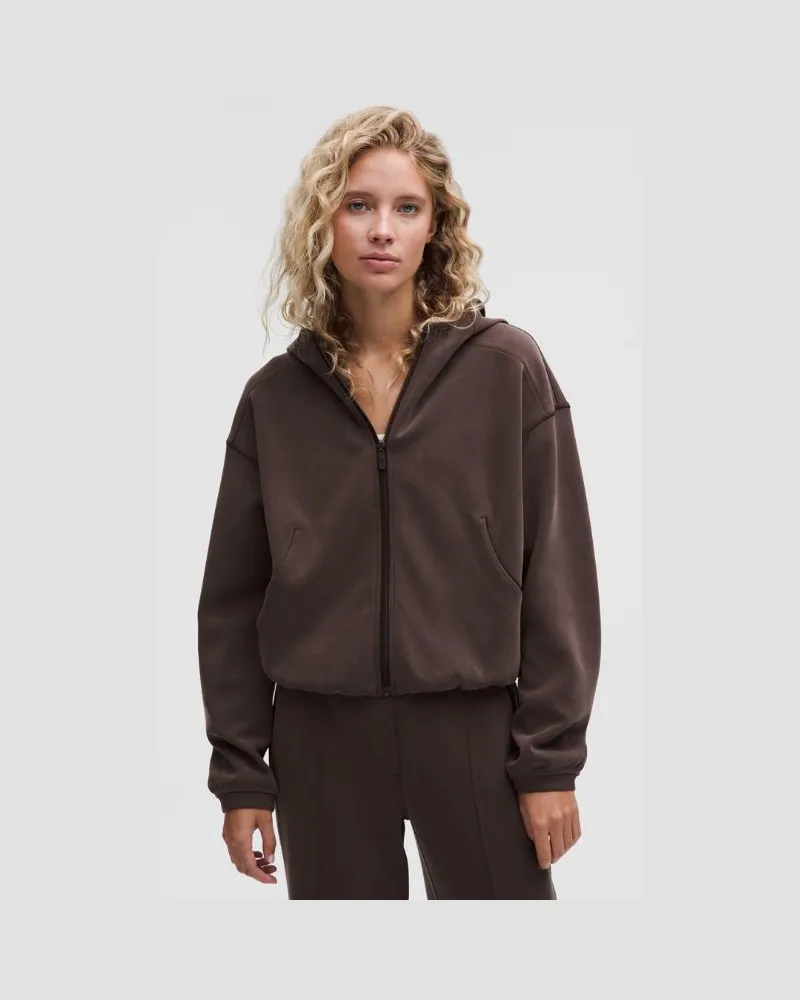 LULULEMON Softstreme Hoodie mit Reißverschluss für Frauen – Größe in Sequoia Sequoia