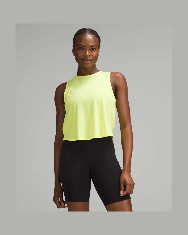 LULULEMON Sculpt Crop-Tanktop für Frauen – Neon – Größe Electric