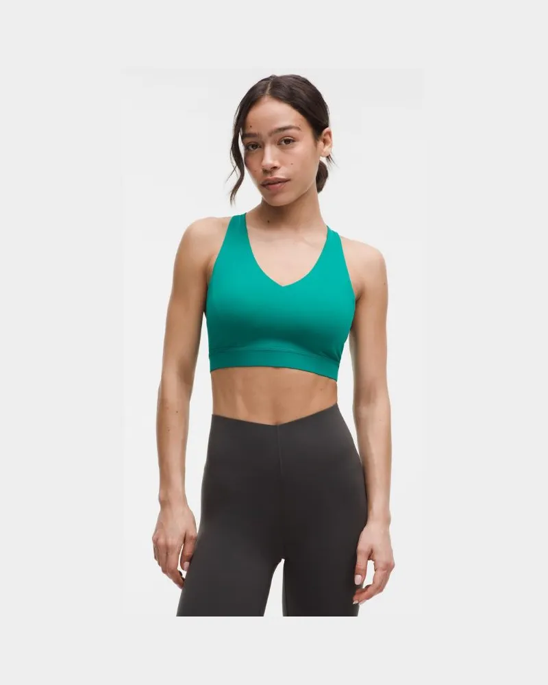 LULULEMON Envital BH Mittlerer Halt D/DD-Cups für Frauen – Größe in Sonic Teal Sonic