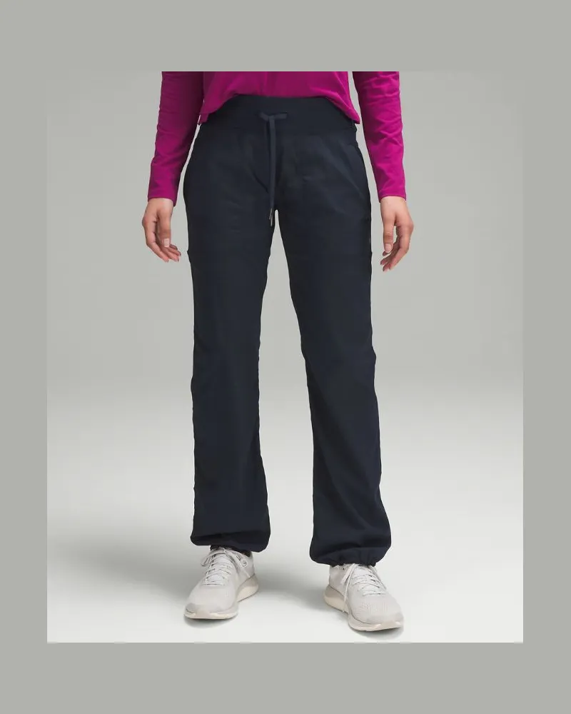 LULULEMON Dance Studio Hose mit mittelhohem Bund Volle Länge für Frauen – Größe in True Navy True
