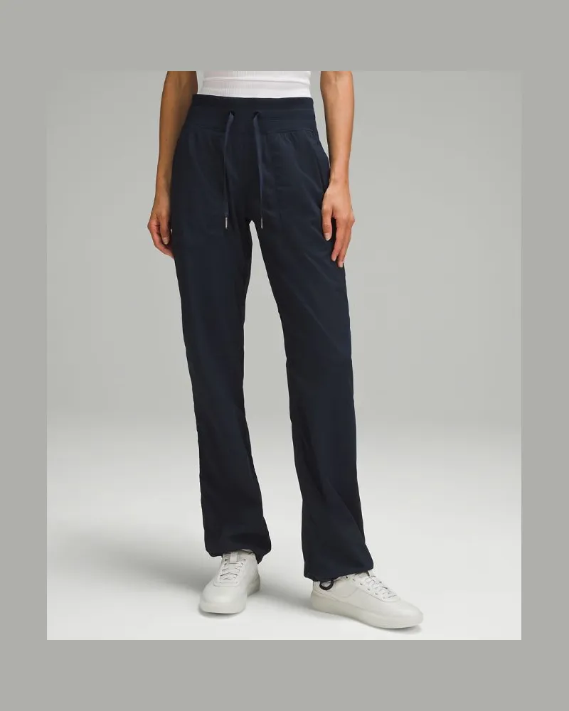 LULULEMON Dance Studio Hose mit mittelhohem Bund Volle Länge für Frauen – Größe in True Navy True