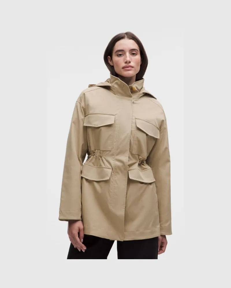 LULULEMON DryField-Utility-Jacke für Frauen – Khaki – Größe Rumble