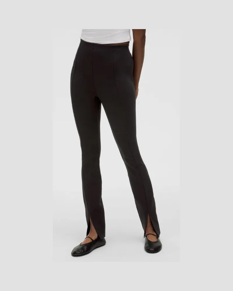 LULULEMON Pull-on-Hose aus stretchigem Strick mit hohem Bund Normale Länge für Frauen – Größe in Black Black