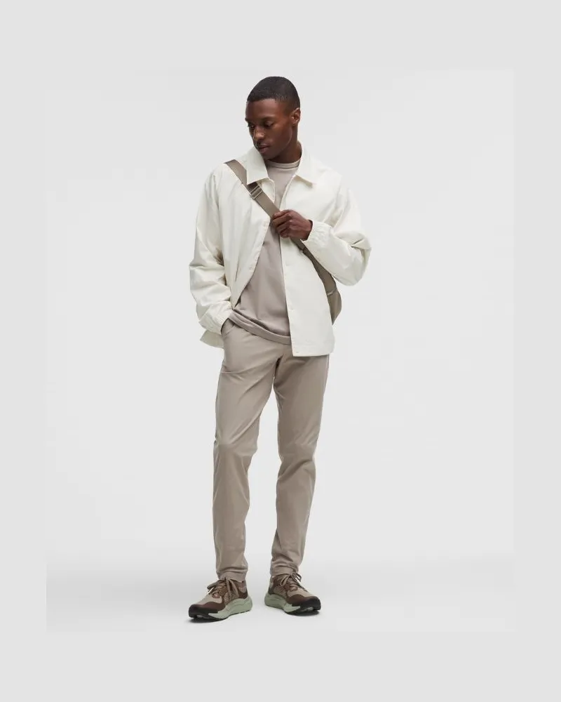 LULULEMON ABC Chinohose im Slim Fit Warpstreme für Männer – 86 cm – Khaki – Größe Warm