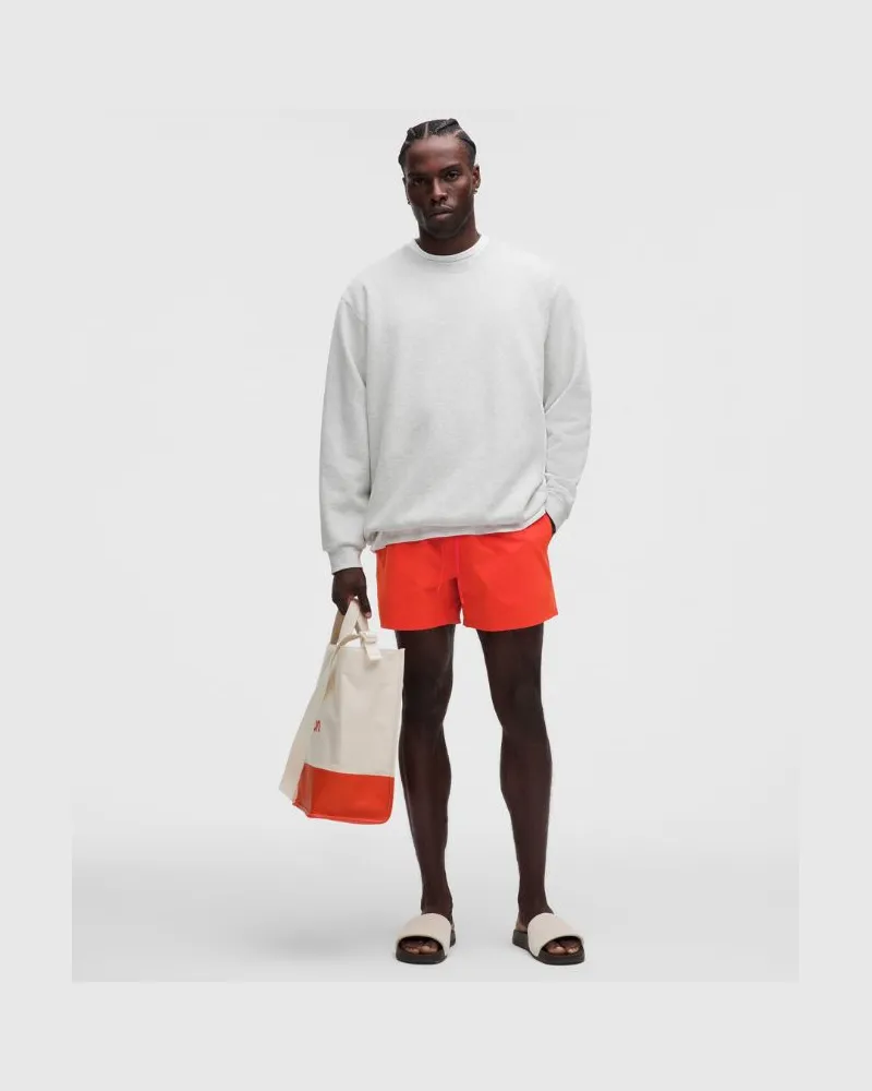 LULULEMON Badeshorts Mit Liner für Männer – 13 cm – Größe in Cherry Ember Cherry