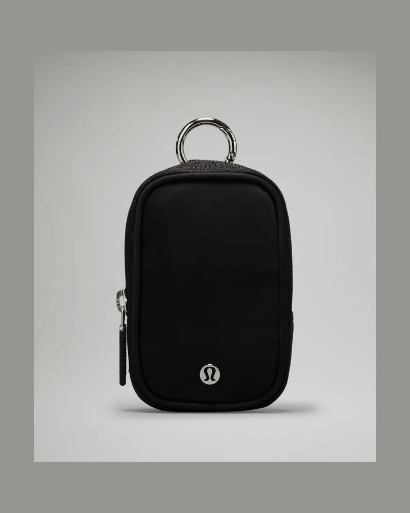 LULULEMON Anklippbares Nano-Täschchen in Schwarz Schwarz