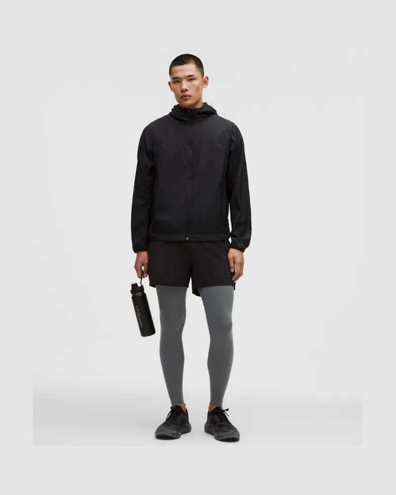 LULULEMON Fast and Free Tights für Männer – 71 cm – Größe 2XL in Onyx Grey Onyx