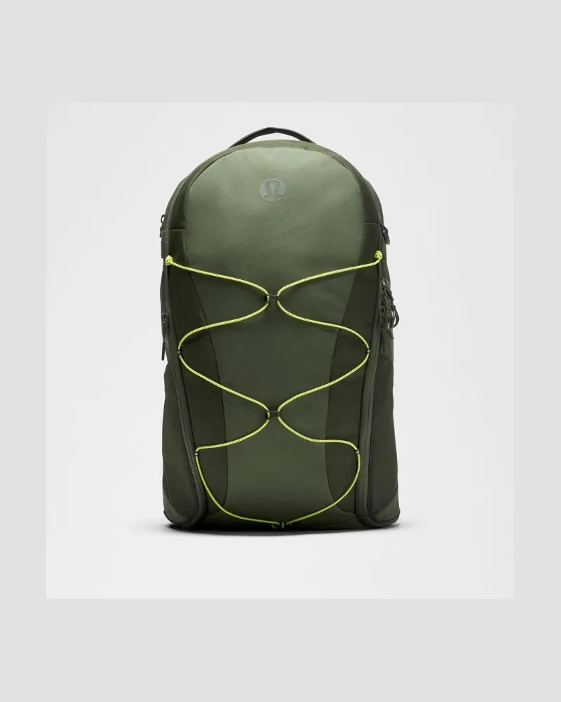 LULULEMON Scuba-Rucksack 32 l Paracord – Größe in Sassy Sage/Deep Forest/Lime & Yours Sassy
