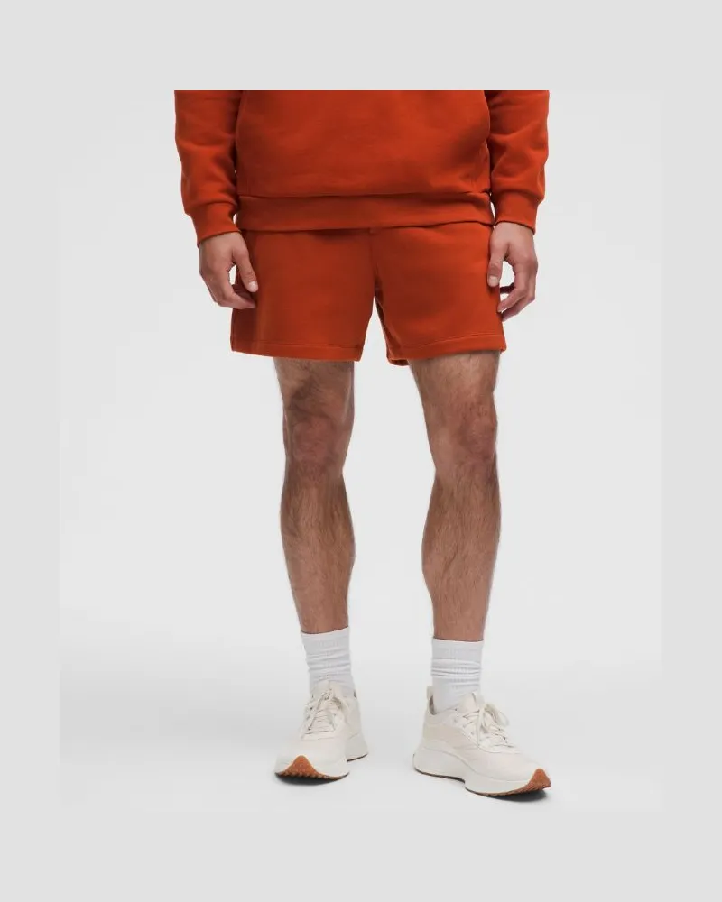 LULULEMON Steady State Shorts im Classic Fit für Männer – 13 cm – Orange – Größe Autumn