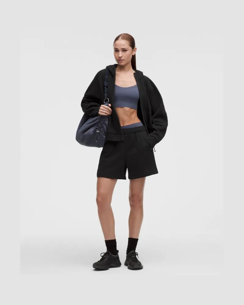 LULULEMON Scuba-Shorts im Oversized Fit, Evolve für Frauen – 13 cm – Größe in Schwarz Schwarz